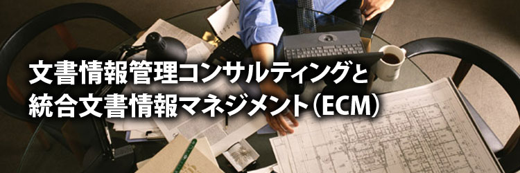 【ファイリング】文書情報管理コンサルティングと統合文書情報マネジメント（ECM）